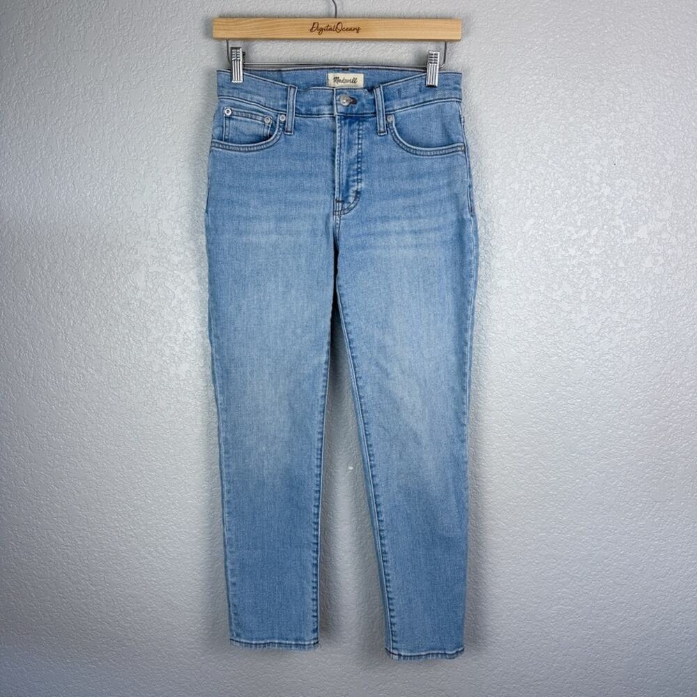 Madewell Perfect Vintage Jean Alderton Wash (Light Blue) 26 Classic Straight EUC - Picture 2 of 10